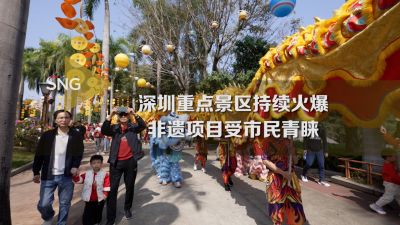 深圳重点景区持续火爆，非遗项目备受市民青睐