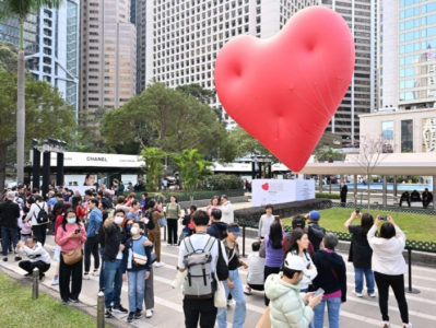 “胖胖心”在香港展出受欢迎