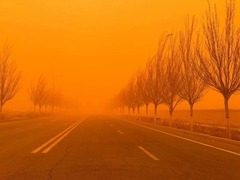 内蒙古多地出现沙尘暴天气 