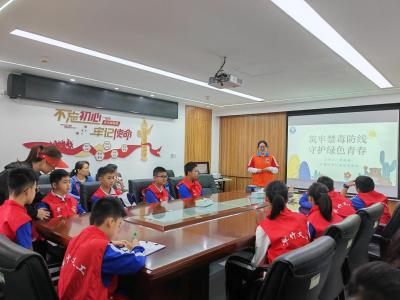 翠竹街道开展青少年志愿者禁毒宣传活动