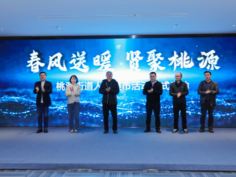 桃源街道举行“春风送暖，贤聚桃源”人才集市活动