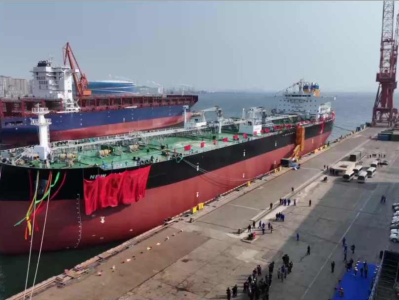 我国自研11.5万吨原油船正式交付