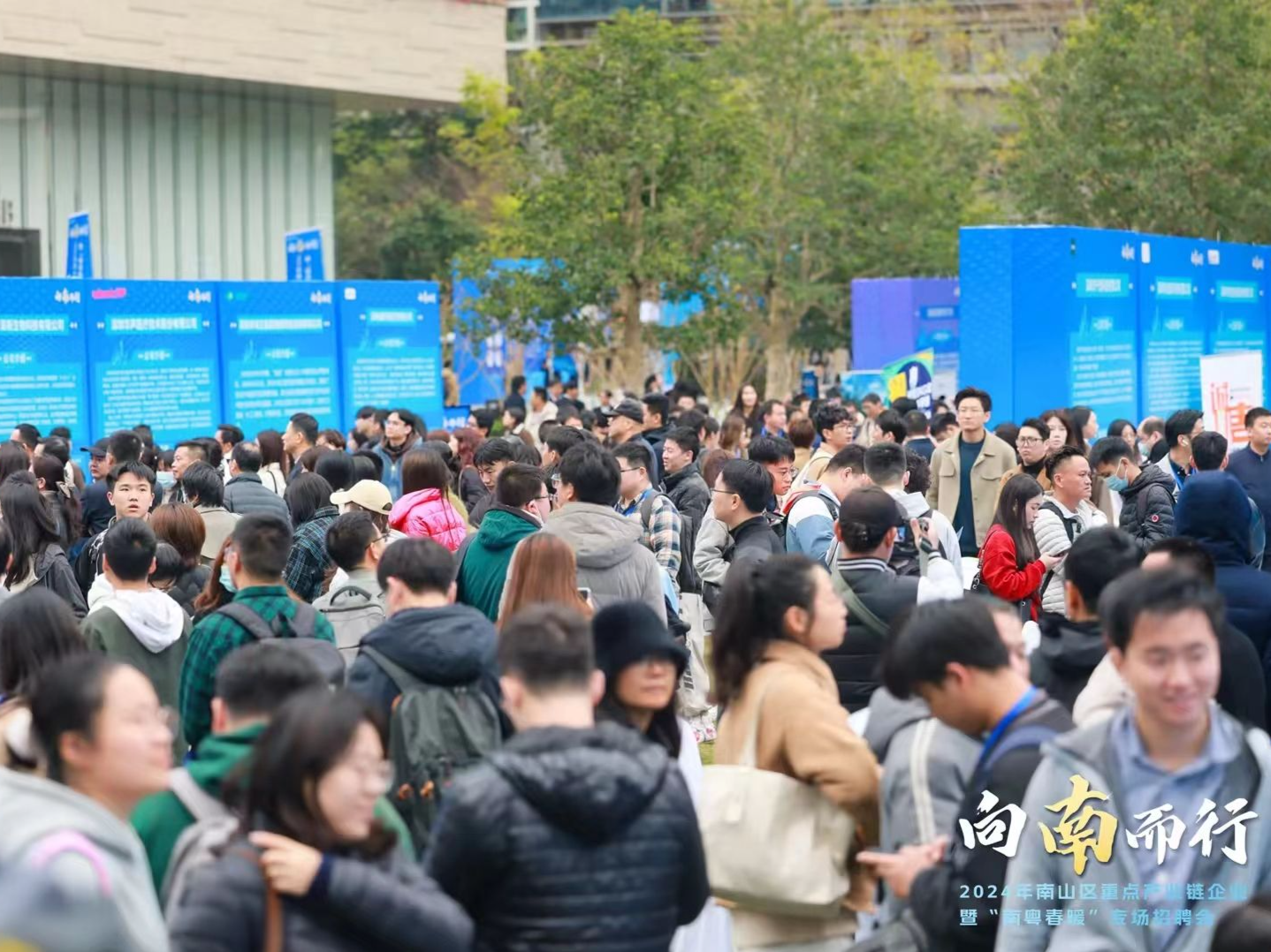 春风送岗人气旺 正是就业好时光