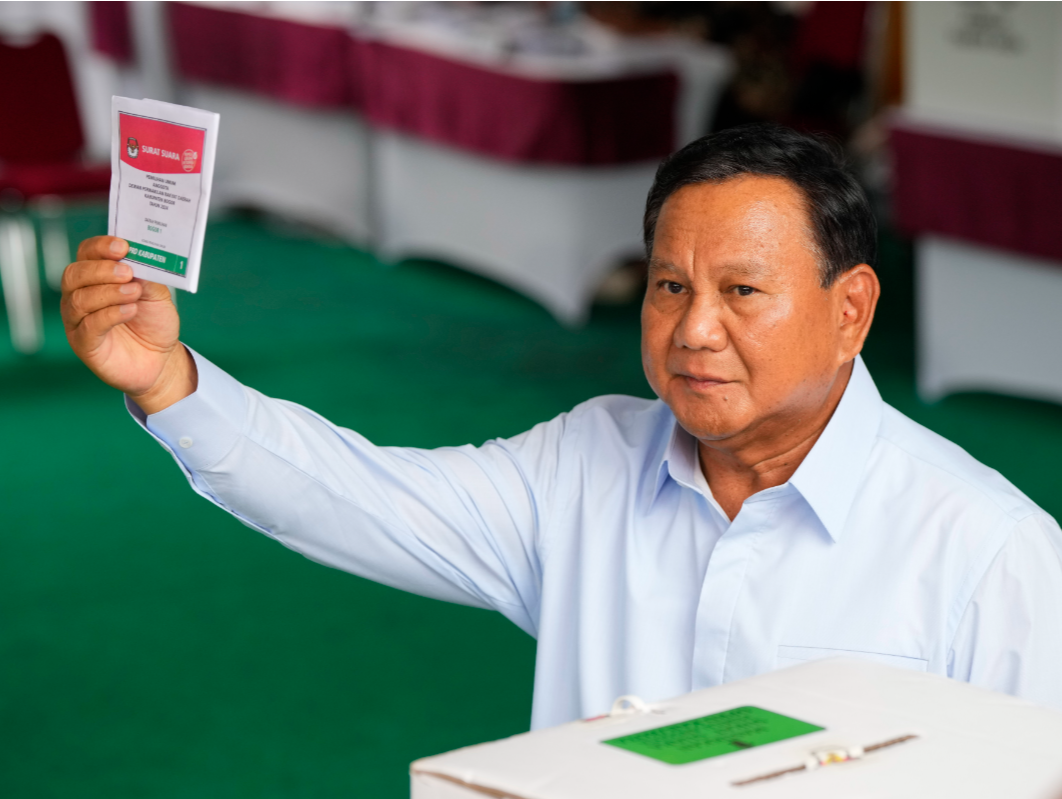 印尼2024年大选结果公布，普拉博沃赢得总统选举