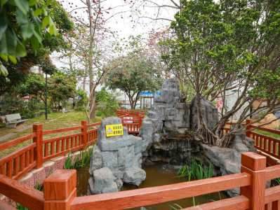 广州南沙两个污水处理站“变身”口袋公园