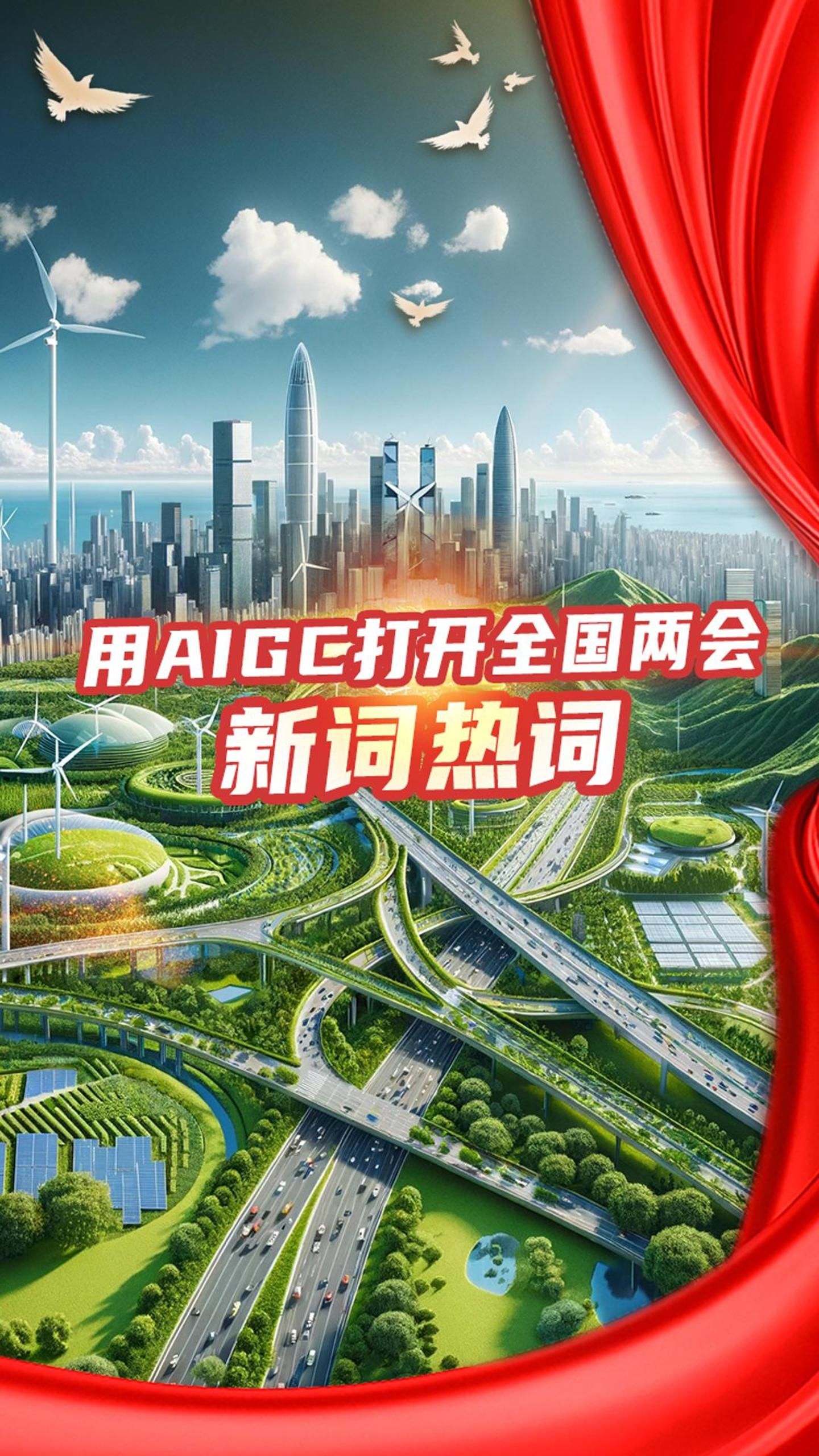 用AI看全国两会新词热词