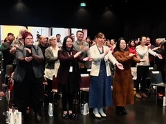 新西兰克赖斯特彻奇举办“中文+中医”巡讲巡展活动