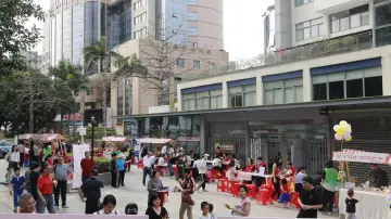 助力“百千万工程”|“福气家族”齐亮相，园岭街道党员服务市集热闹开市