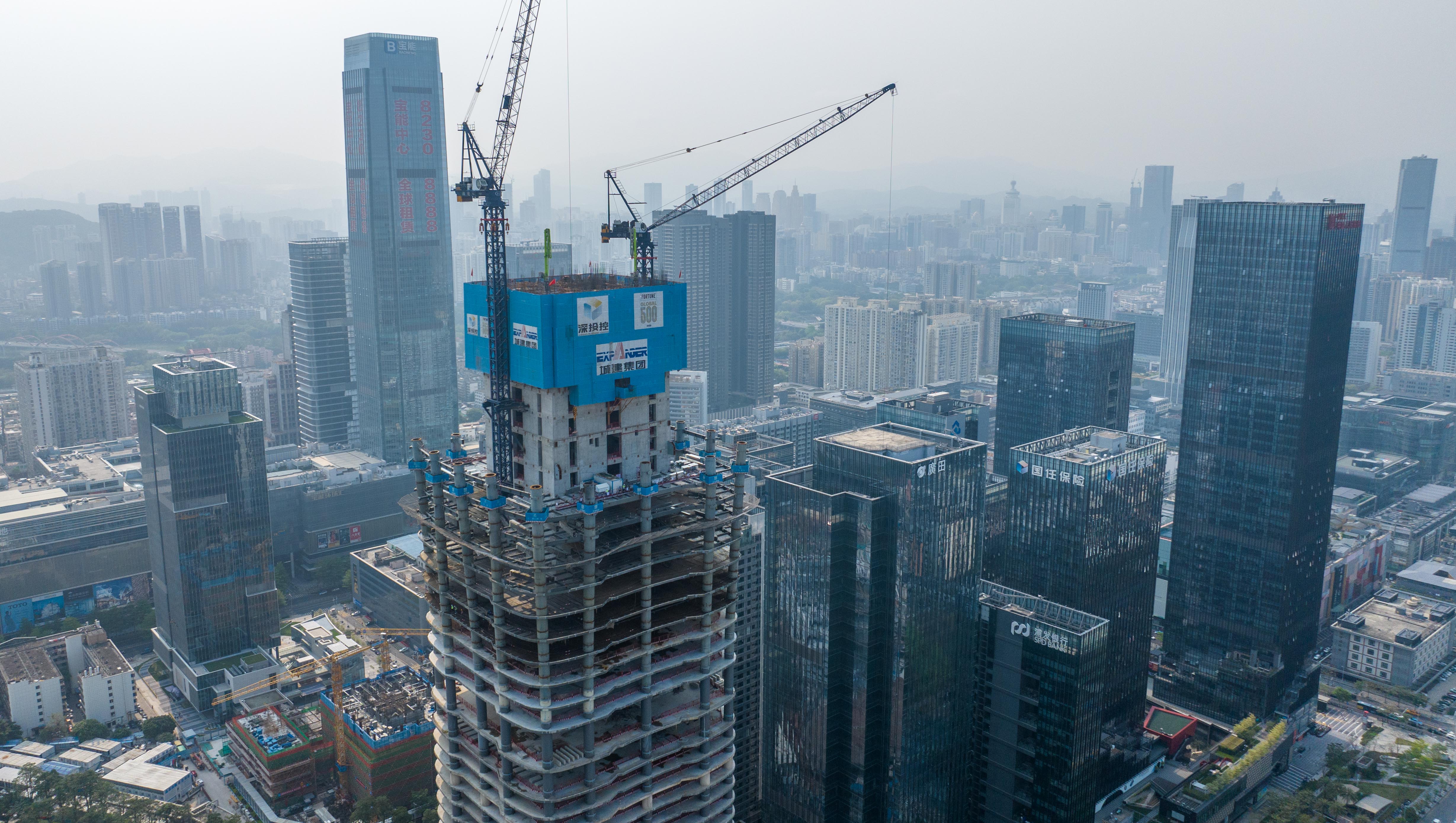 红岭新兴金融产业带“拔节生长”！罗湖在建第一高楼预计年底主体结构封顶