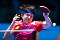 （体育）（2）乒乓球——澳门世界杯：王楚钦晋级四强