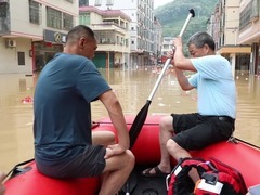 广东北江洪峰已过境  救灾安置有序开展