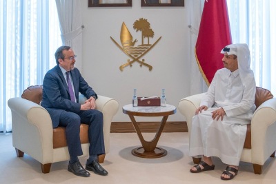卡塔尔首相会见美国政府官员 讨论巴以和阿富汗局势