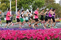 #（体育）（2）2024江苏淮安马拉松暨大运河马拉松系列赛（淮安站）开跑