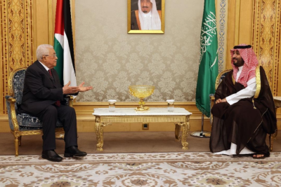 巴勒斯坦总统与沙特王储兼首相会谈 讨论巴以局势