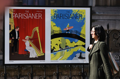 （体育）（8）“巴黎城里的体育运动”主题海报展亮相街头