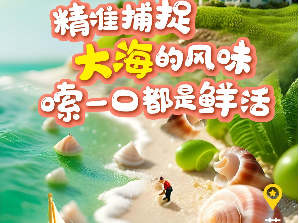 AI创意海报｜海南，就这么鲜！