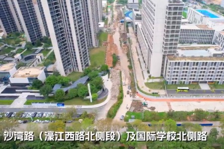 完善岐江新城片区交通路网，东区街道两条道路动工建设