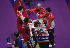 （体育）（24）羽毛球——尤伯杯：中国队胜新加坡队