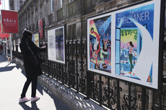 （体育）（1）“巴黎城里的体育运动”主题海报展亮相街头