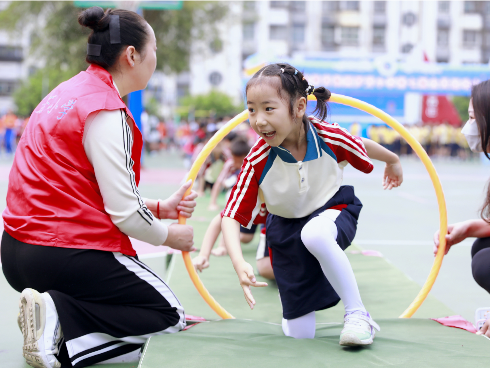 罗芳小学举行第七届全员运动会