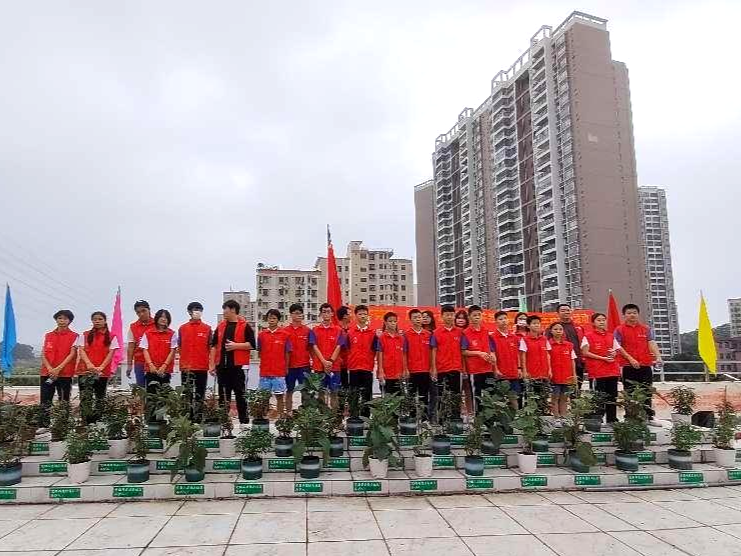 碧头社区开展“党团齐劳动，庆五一迎五四，共建绿美宝安”主题团日活动