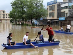 粤北出现洪涝灾情　抢险救灾全力进行