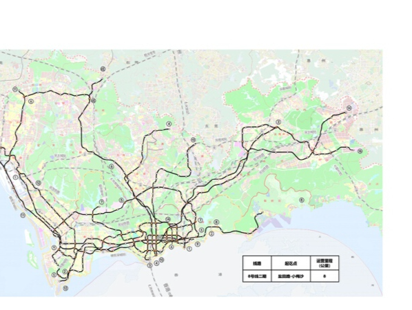 深圳城市轨道交通线网密度继续领跑全国