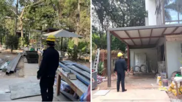 私自施工搭违建？园岭街道综合行政执法队：叫停拆除！