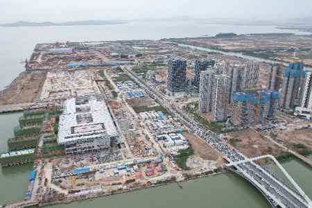 拟6月前交付使用！新中山港客运码头联检大楼进入内部装修阶段