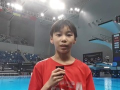 全球连线｜奥运冠军全红婵、王宗源向小选手“传道授业”