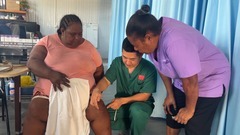 所罗门群岛居民受益于中国传统针灸疗法