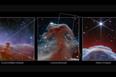 韦伯太空望远镜拍摄到清晰的马头星云图像