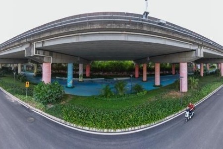中山西区街道盘活闲置空间，高速桥底巧变民心公园