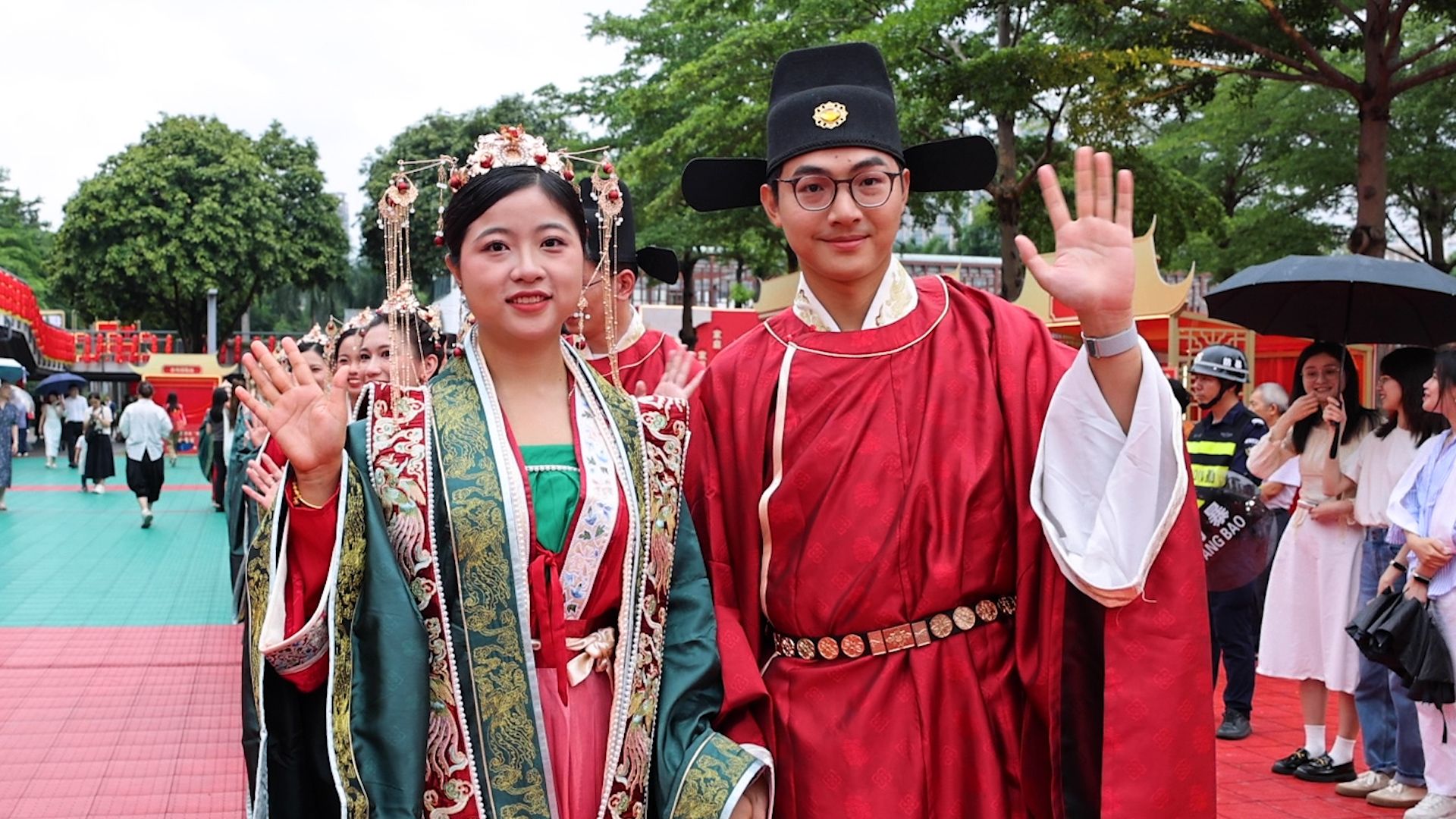 宋风国韵，雅致浪漫，福田举办律师专场集体婚礼