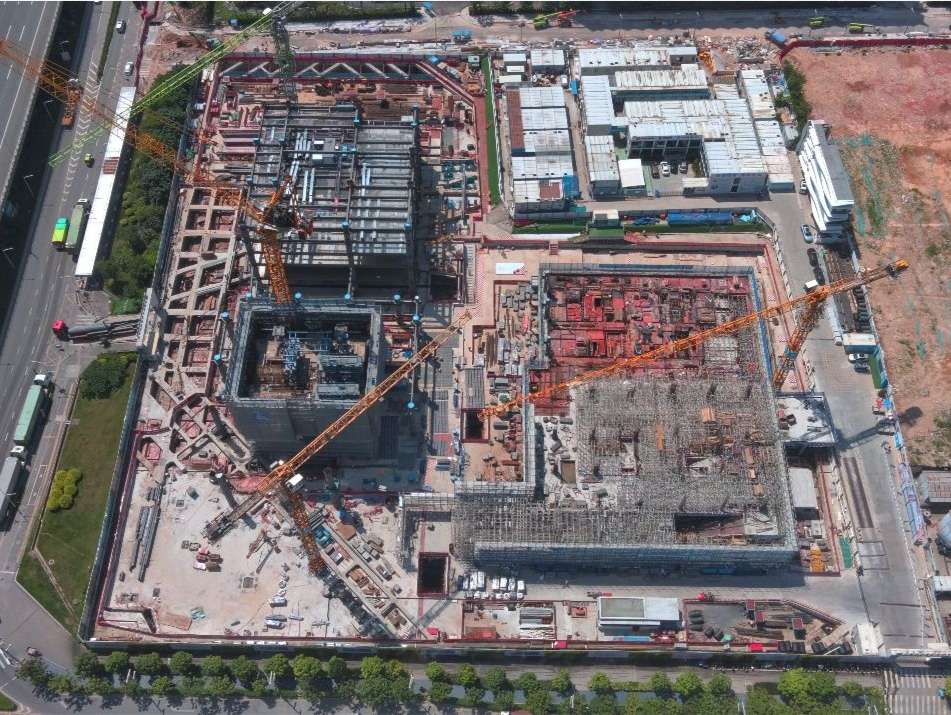 地下室主体结构全面封顶，前海深港青年梦工场南区项目建设迎来重要进展
