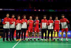汤姆斯杯决赛：中国队对阵印度尼西亚队（15）