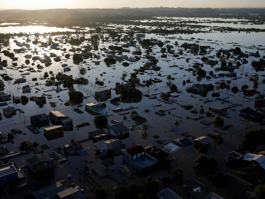 巴西南里奥格兰德州暴雨灾害已致136人死亡