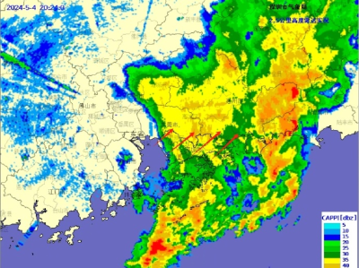 深圳解除市区雷雨大风黄色和暴雨橙色预警，5日早晨南风活跃仍有暴雨风险