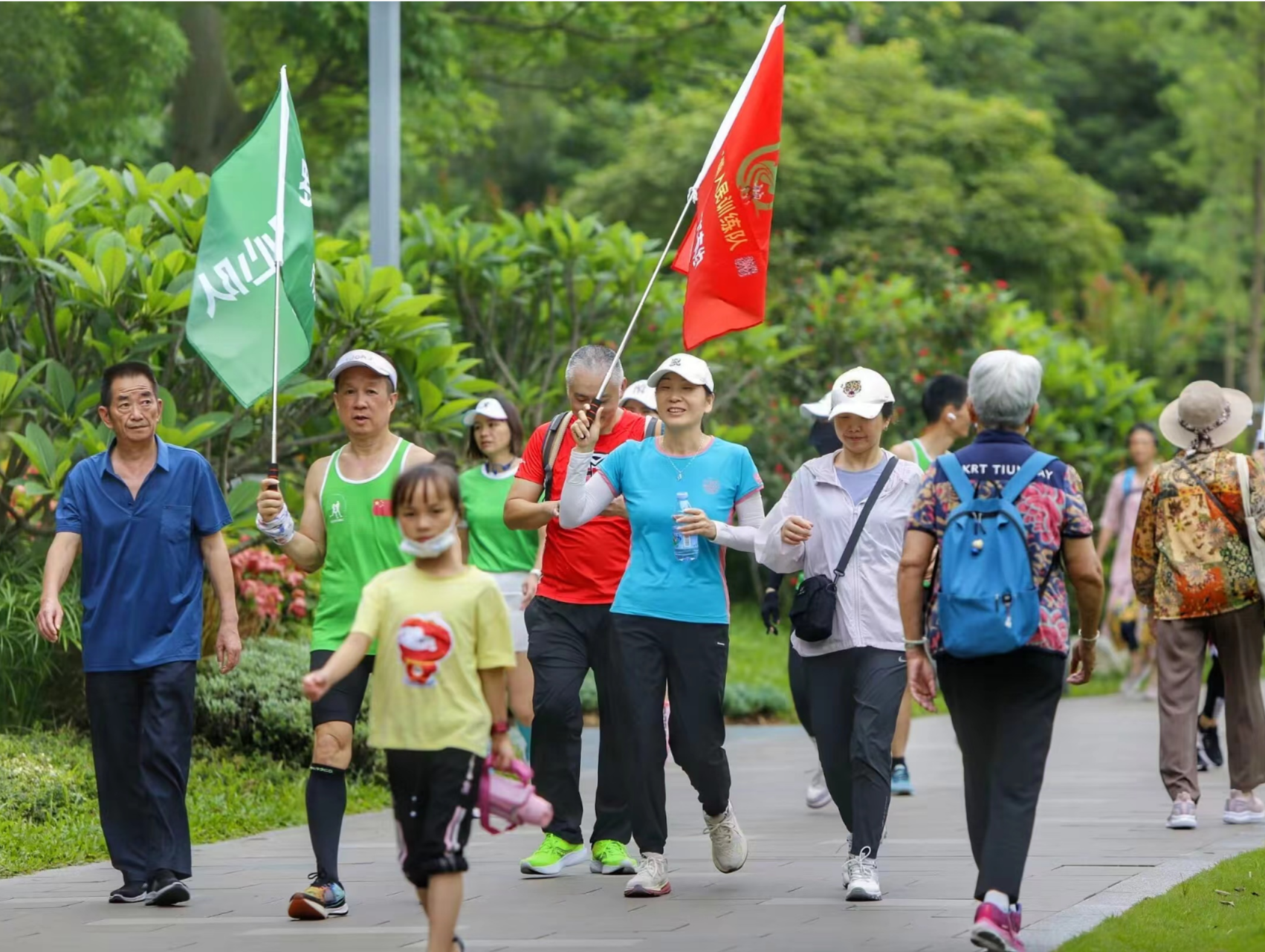 罗湖区"万步有约"健走激励大赛举行
