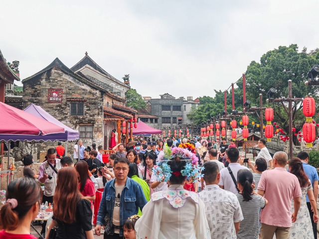 五一·进莞来|近10万人次！茶山南社古村人流量“爆棚” 旅游营收翻倍