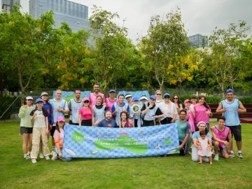外籍友人相聚前海！外籍人士在桂湾公园开展趣味运动会