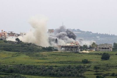 以色列空军打击黎巴嫩南部黎真主党目标