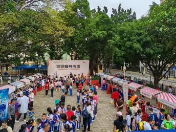 助力“百千万工程”|新青年显担当，园岭街道党员服务市集热闹开市