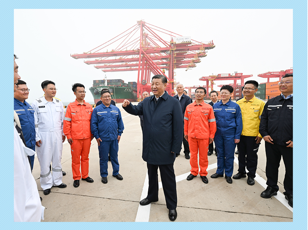 第一观察｜领会总书记多次考察港口的深意