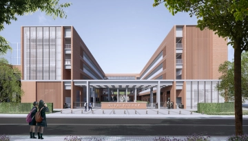 可提供1500个高中学位 深圳市高级中学高中园（有为高中）项目宿舍楼封顶