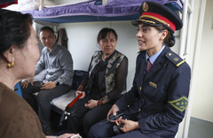 新华全媒+丨从马背到列车，她成长为我国首位塔吉克族列车长（27）