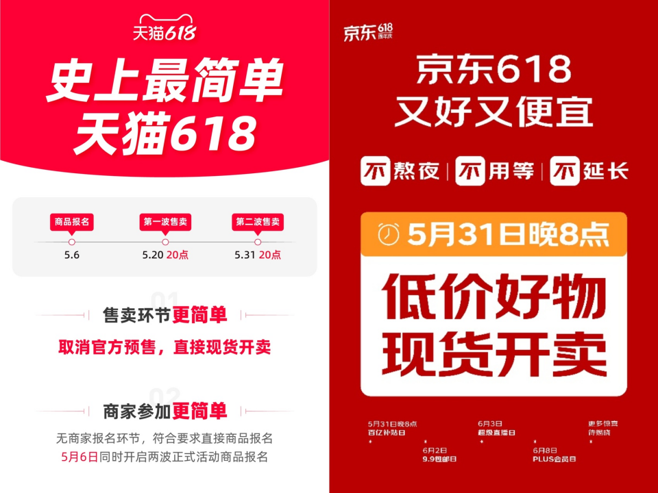 十年来首个没有预售的618，头部电商们拼什么？｜大公司