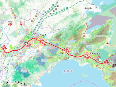 深惠城际大鹏支线燕-葵区间盾构掘进，将实现大鹏与龙岗坪山半小时通勤