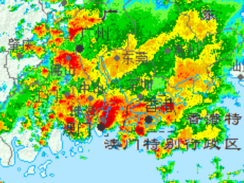 暴雨影响持续！深圳机场大面积航班延误黄色预警生效中