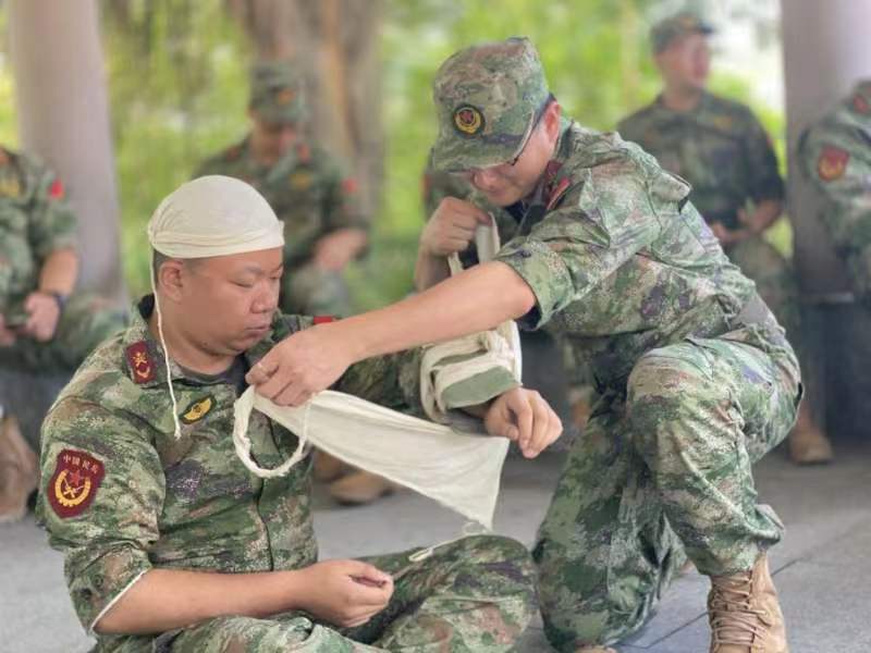 强基础练本领！坂田街道开展基干民兵集训